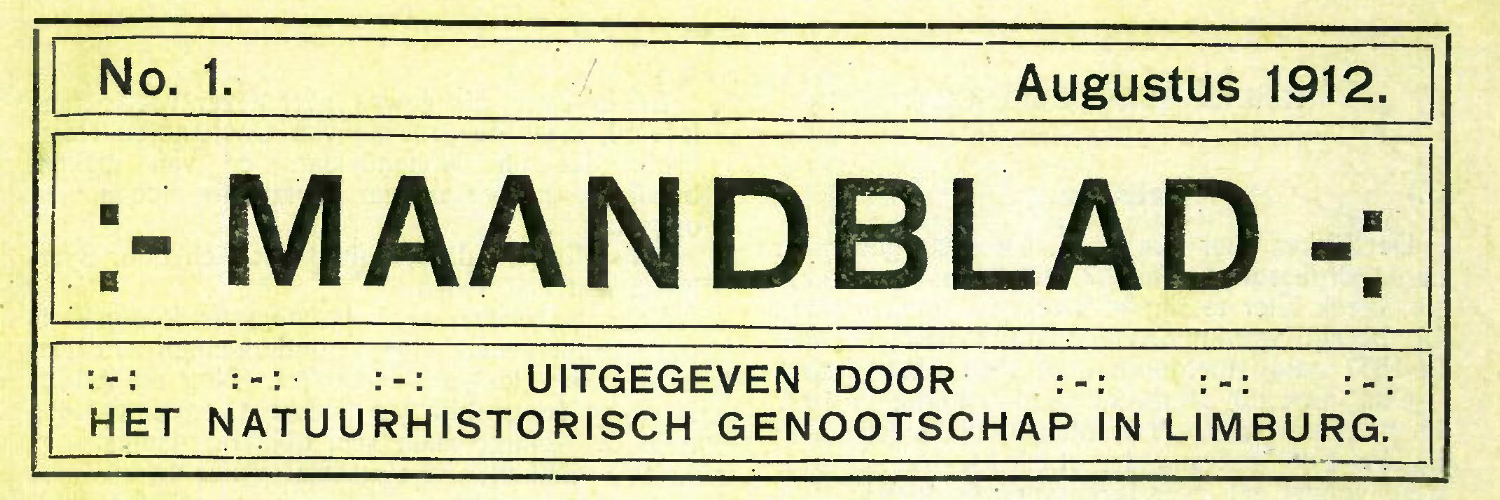 Het Natuurhistorisch Maandblad